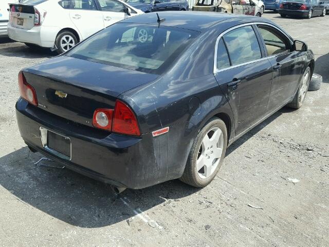 1G1ZJ57718F264673 - 2008 CHEVROLET MALIBU 2LT BLACK photo 4