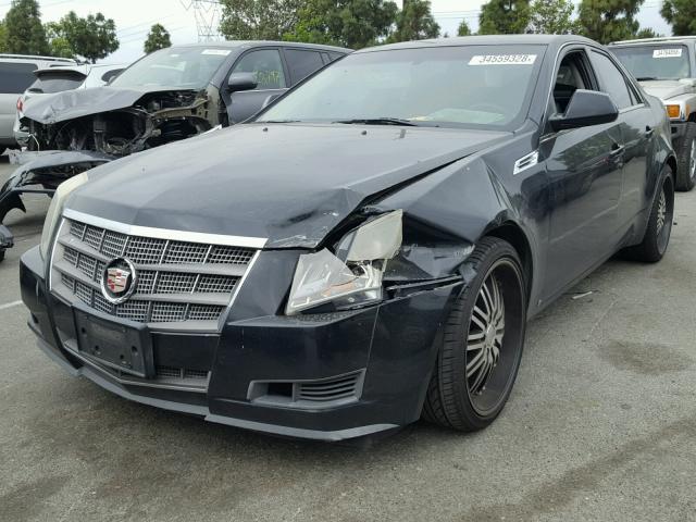 1G6DF577X80128325 - 2008 CADILLAC CTS BLACK photo 2
