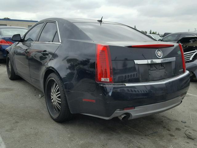 1G6DF577X80128325 - 2008 CADILLAC CTS BLACK photo 3