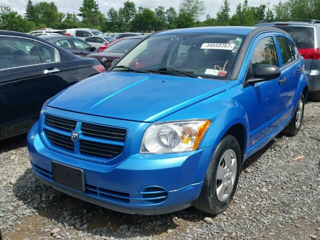 1B3HB28C98D604031 - 2008 DODGE CALIBER BLUE photo 2