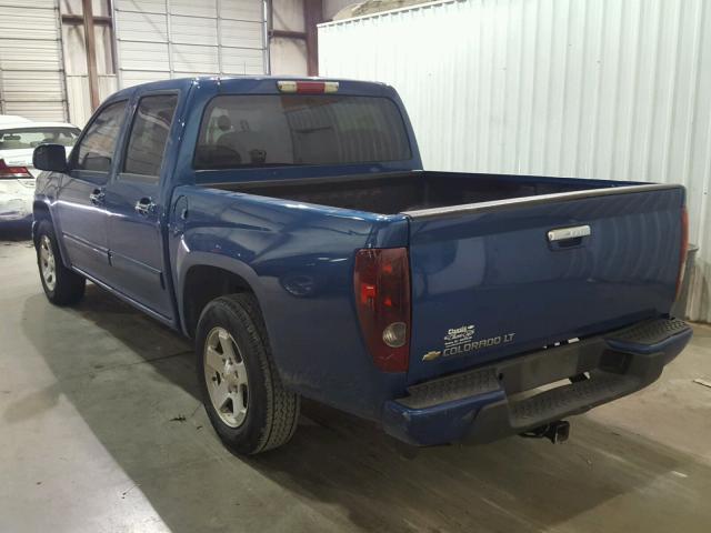 1GCDSCF91C8141880 - 2012 CHEVROLET COLORADO L BLUE photo 3