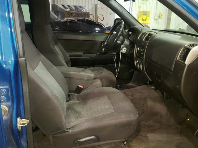 1GCDSCF91C8141880 - 2012 CHEVROLET COLORADO L BLUE photo 5