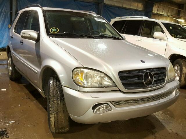 4JGAB75E33A401077 - 2003 MERCEDES-BENZ ML 500 SILVER photo 1