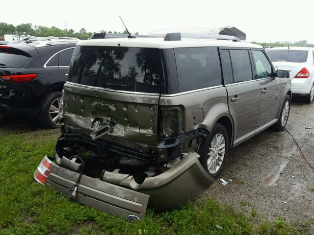 2FMHK6C80DBD29394 - 2013 FORD FLEX SEL ბეჟი ფოტო 4
