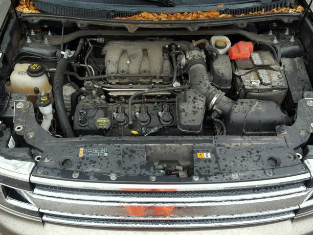 2FMHK6C80DBD29394 - 2013 FORD FLEX SEL ბეჟი ფოტო 7