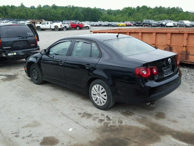 3VWJZ7AJ1AM033000 - 2010 VOLKSWAGEN JETTA S BLACK photo 3