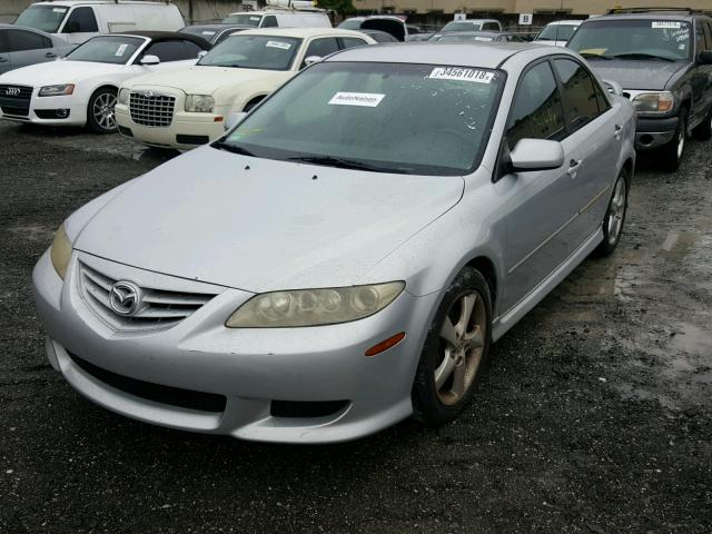 1YVHP80C955M66599 - 2005 MAZDA 6 I SILVER photo 2