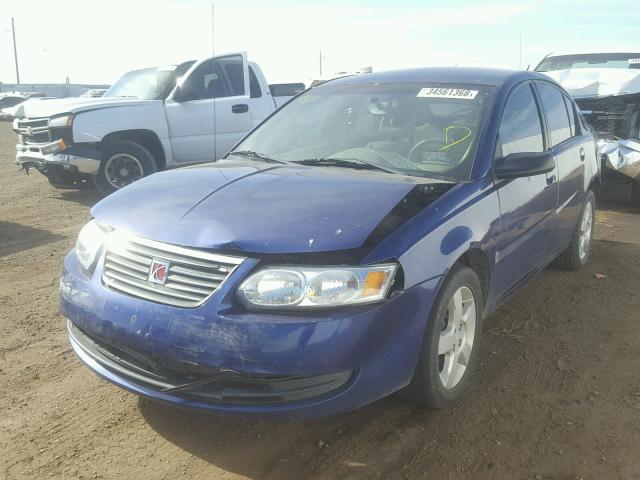 1G8AZ55F76Z198756 - 2006 SATURN ION LEVEL BLUE photo 2