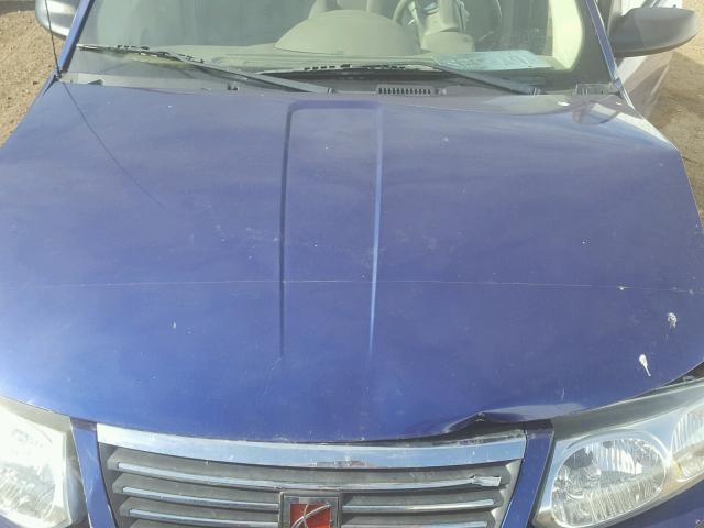 1G8AZ55F76Z198756 - 2006 SATURN ION LEVEL BLUE photo 7