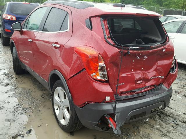 KL4CJFSB1FB238801 - 2015 BUICK ENCORE CON RED photo 3