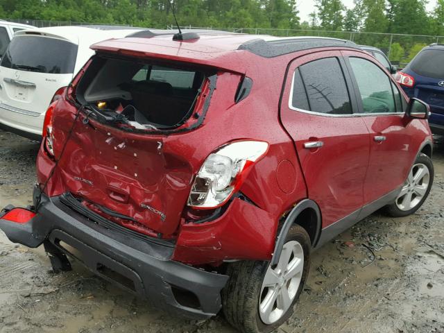 KL4CJFSB1FB238801 - 2015 BUICK ENCORE CON RED photo 4