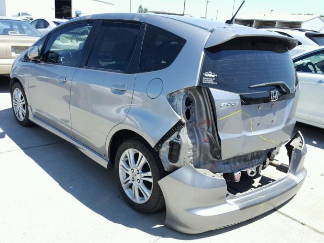 JHMGE8H40AS000008 - 2010 HONDA FIT SPORT GRAY photo 3