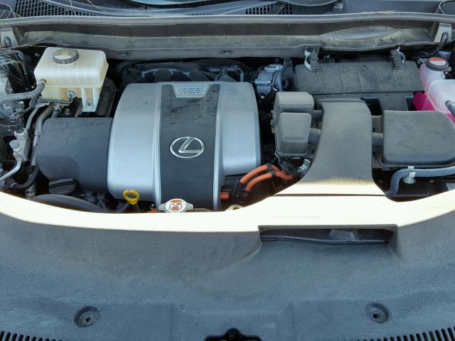 2T2BGMCA2HC016987 - 2017 LEXUS RX 450H CHARCOAL photo 7