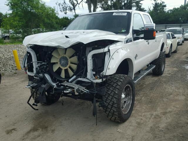 1FT7W2BT1GED36303 - 2016 FORD F250 SUPER WHITE photo 2