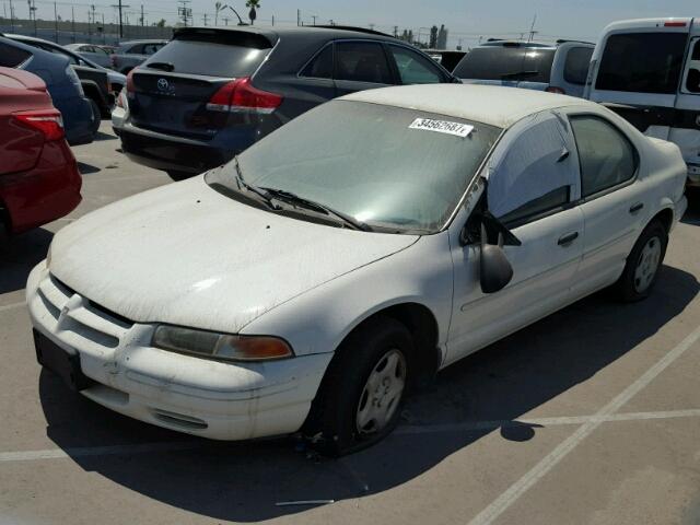 1B3EJ46X4VN569704 - 1997 DODGE STRATUS WHITE photo 2