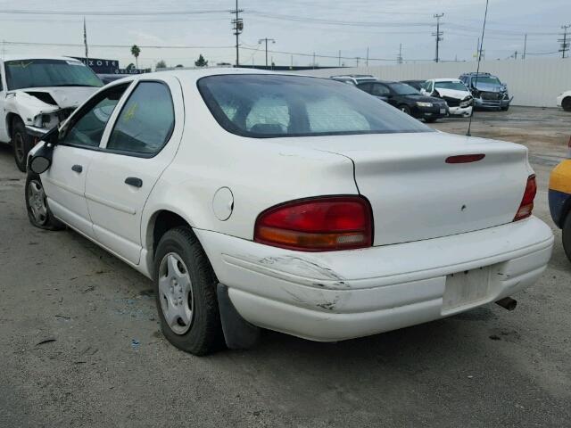 1B3EJ46X4VN569704 - 1997 DODGE STRATUS WHITE photo 3