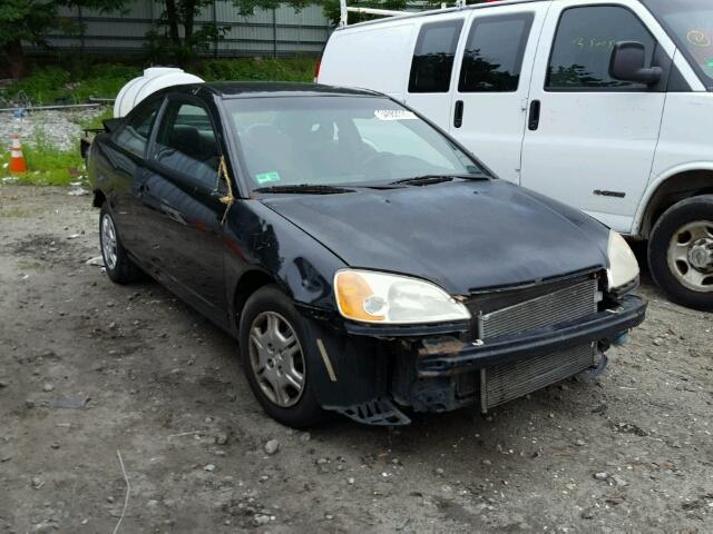 1HGEM22571L029463 - 2001 HONDA CIVIC LX BLACK photo 1