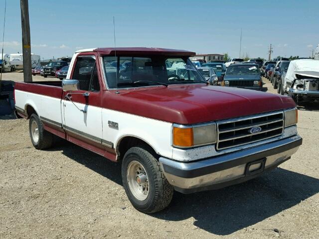 1FTDF15N9LPB03259 - 1990 FORD F150 RED photo 1