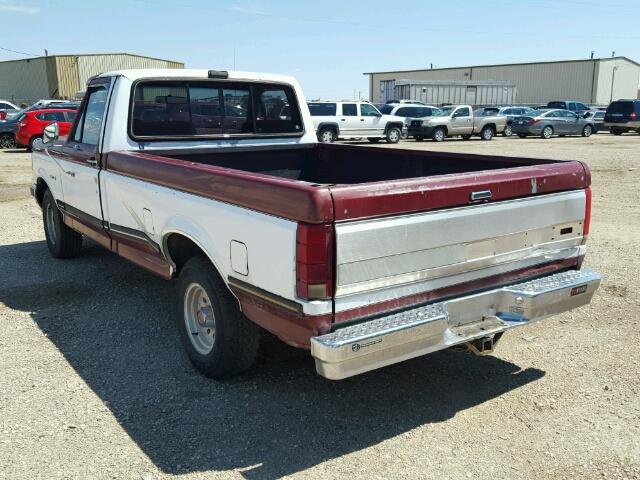 1FTDF15N9LPB03259 - 1990 FORD F150 RED photo 3