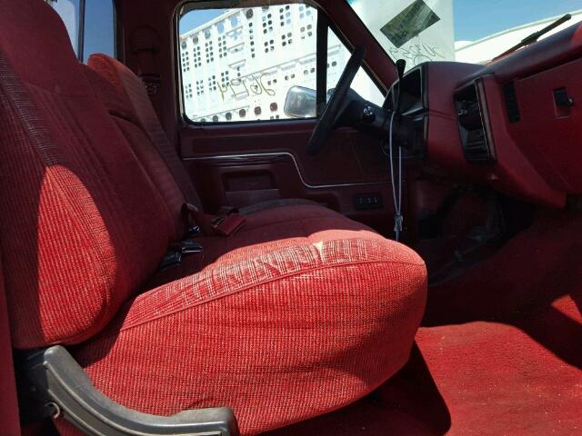 1FTDF15N9LPB03259 - 1990 FORD F150 RED photo 5