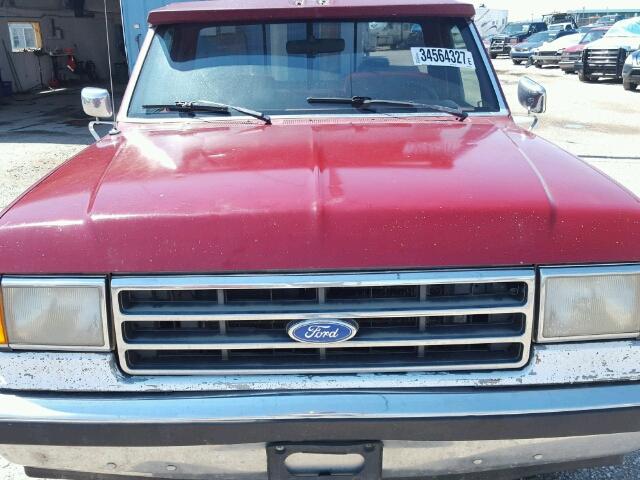 1FTDF15N9LPB03259 - 1990 FORD F150 RED photo 7