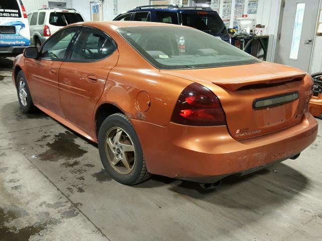 2G2WP522241246970 - 2004 PONTIAC GRAND PRIX ORANGE photo 3