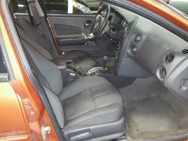 2G2WP522241246970 - 2004 PONTIAC GRAND PRIX ORANGE photo 5