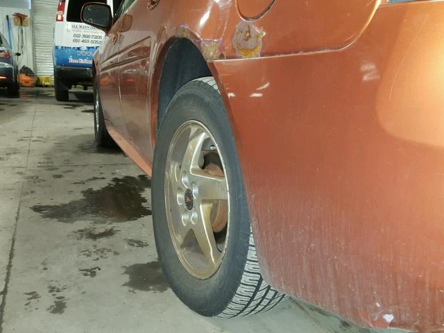 2G2WP522241246970 - 2004 PONTIAC GRAND PRIX ORANGE photo 9