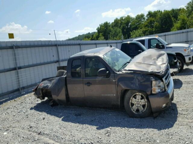 1GCEK19J18E180198 - 2008 CHEVROLET SILVERADO BROWN photo 9