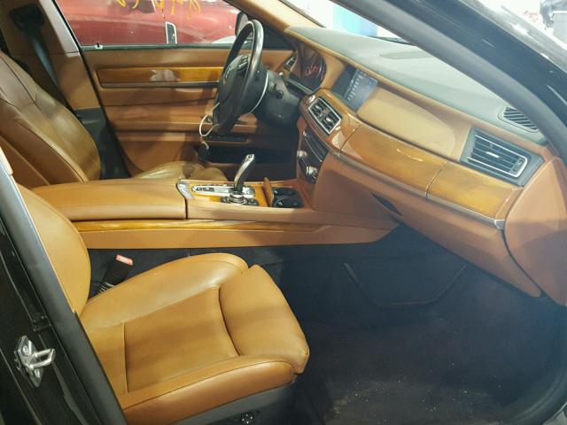 WBAKC6C53AC393807 - 2010 BMW 750 I BLACK photo 5