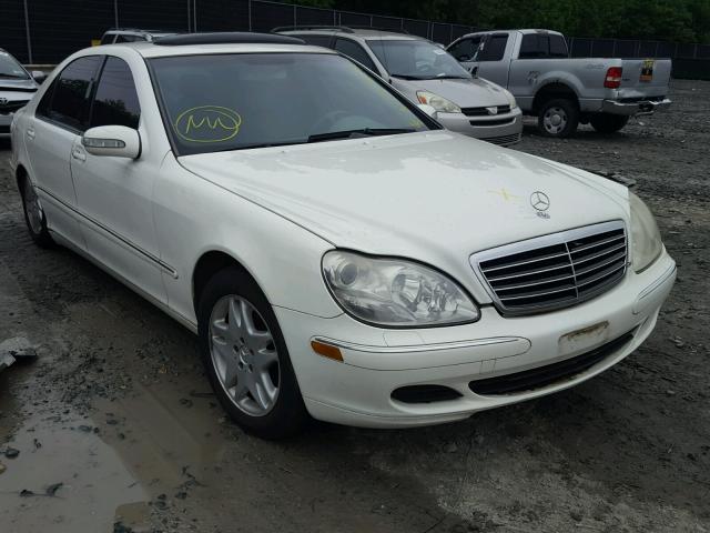 WDBNG83J95A458530 - 2005 MERCEDES-BENZ S 430 4MAT WHITE photo 1