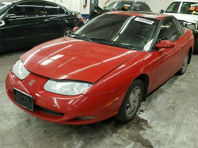 1G8ZY12732Z266685 - 2002 SATURN SC2 RED photo 2