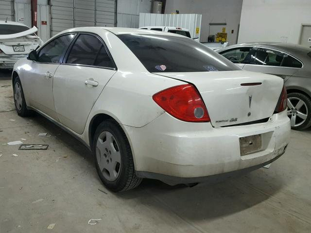 1G2ZF57B884297991 - 2008 PONTIAC G6 VALUE L WHITE photo 3