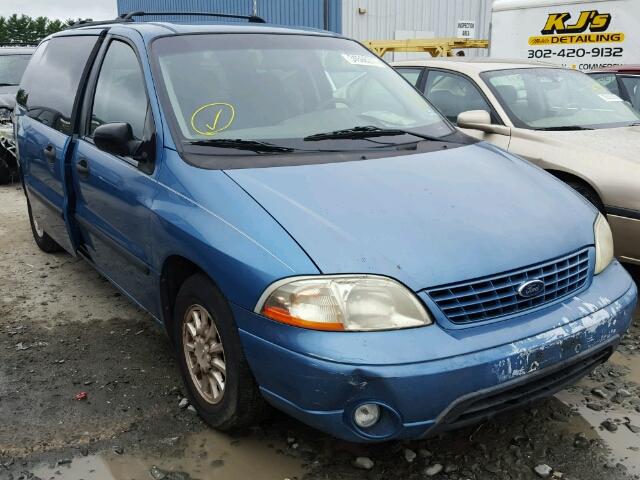 2FMZA51482BA88070 - 2002 FORD WINDSTAR L BLUE photo 1