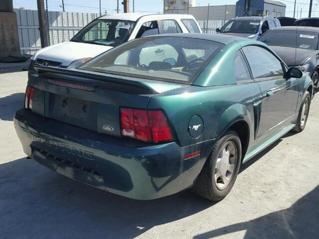 1FAFP4045YF124151 - 2000 FORD MUSTANG GREEN photo 4