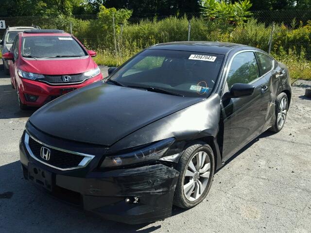 1HGCS12809A023917 - 2009 HONDA ACCORD EXL BLACK photo 2