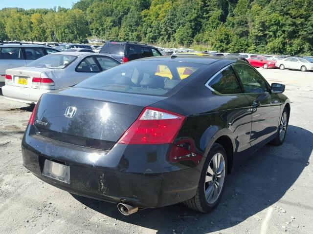 1HGCS12809A023917 - 2009 HONDA ACCORD EXL BLACK photo 4