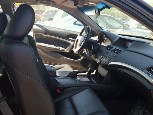 1HGCS12809A023917 - 2009 HONDA ACCORD EXL BLACK photo 5
