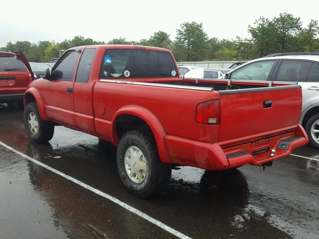 1GTCT19W8TK513409 - 1996 GMC SONOMA RED photo 3