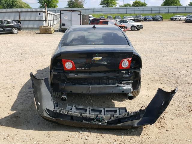 1G1ZF5E78CF214513 - 2012 CHEVROLET MALIBU 3LT შავი ფოტო 9