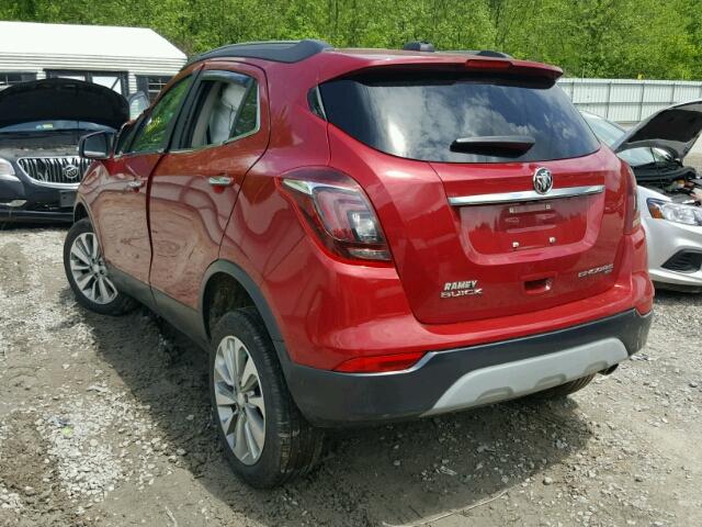 KL4CJESB8HB178108 - 2017 BUICK ENCORE PRE RED photo 3