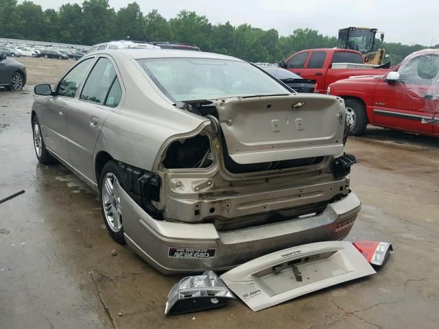 YV1RS612152475716 - 2005 VOLVO S60 أسمر صورة 3