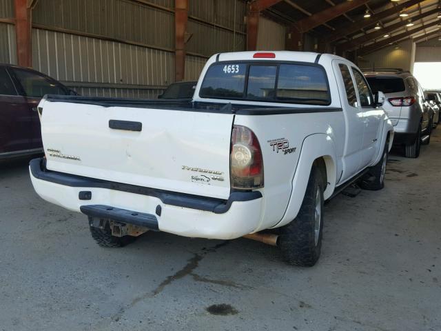 5TFTU4GNXDX040206 - 2013 TOYOTA TACOMA PRE WHITE photo 4