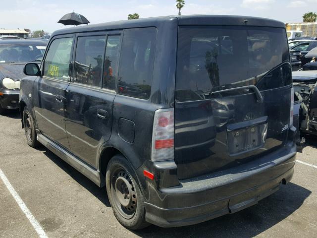 JTLKT334064090675 - 2006 TOYOTA SCION XB BLACK photo 3