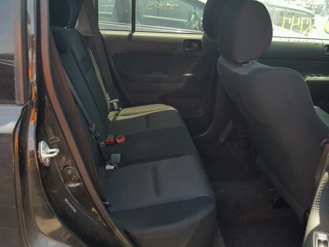 JTLKT334064090675 - 2006 TOYOTA SCION XB BLACK photo 6
