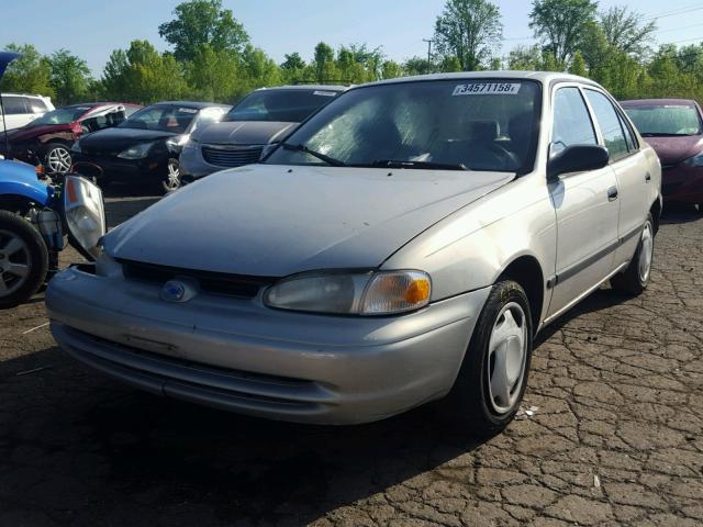 1Y1SK52801Z448962 - 2001 CHEVROLET GEO PRIZM SILVER photo 2