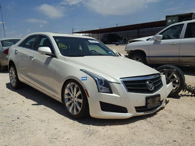 1G6AB5R36D0127143 - 2013 CADILLAC ATS LUXURY WHITE photo 1