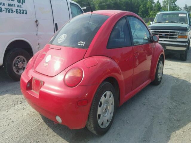 3VWCK21C32M454641 - 2002 VOLKSWAGEN NEW BEETLE 红色 照片 4