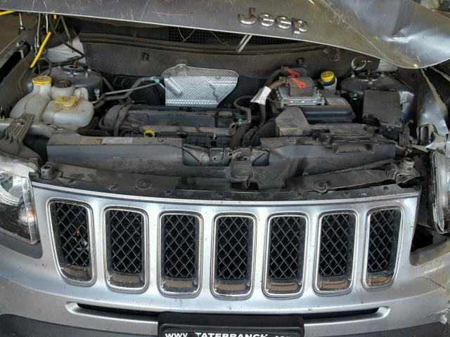 1C4NJCBA1ED883021 - 2014 JEEP COMPASS SP SILVER photo 7