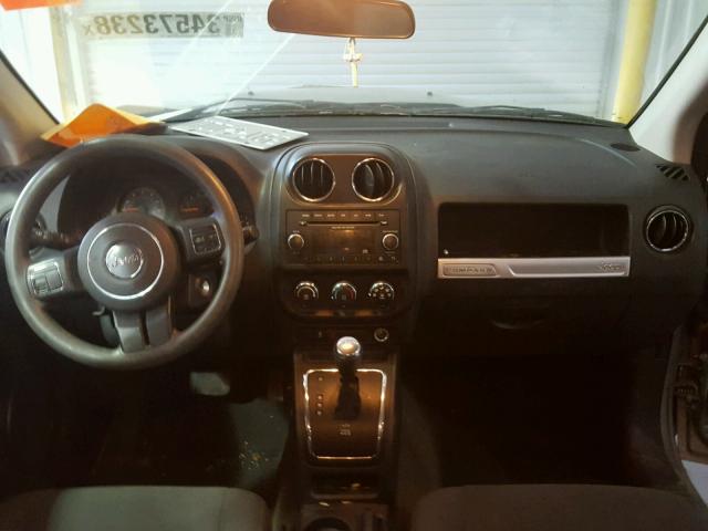 1C4NJCBA1ED883021 - 2014 JEEP COMPASS SP SILVER photo 9